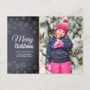 Photo Merry Christmas Holiday Postcard