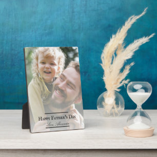 Photo Minimalist Father's Day Plaque