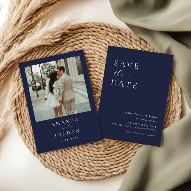 Photo Minimalist Save the Date Invitation (Creator Uploaded)