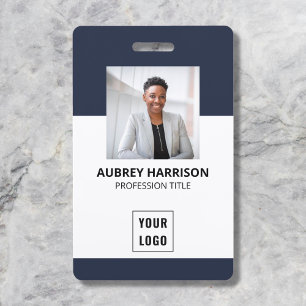 Photo Modern Corporate Professional ID Badge