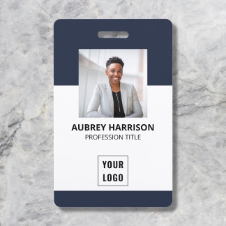 Photo Modern Corporate Professional ID Badge
