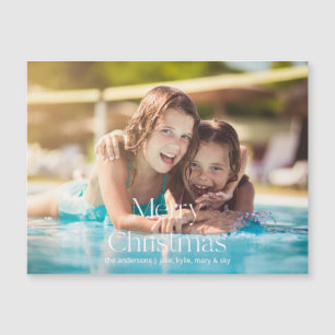 Photo Modern Font Christmas