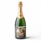 Photo Modern Script We're Engaged Engagement Party