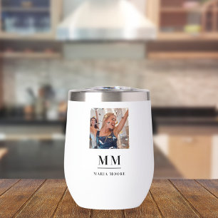 Photo monogram initials name