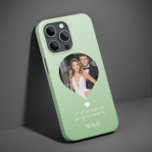 Photo Monogram Romantic Heart Coodinates Modern Case-Mate iPhone 14 Case<br><div class="desc">Photo Monogram Romantic Heart Coodinates Modern iPhone Smart Phone Cases features your favourite photo with your monogram and custom coordinates of longitude and latitude that are special to you in modern script typography. Perfect gift for birthday, Christmas, wedding, bride, bride-to-be, Valentine's Day and so much more. Designed by ©Evco Studio...</div>