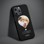 Photo Monogram Romantic Heart Coodinates Modern Case-Mate iPhone 14 Case<br><div class="desc">Photo Monogram Romantic Heart Coodinates Modern features your favourite photo with your monogram and custom coordinates of longitude and latitude that are special to you in modern script typography. Perfect gift for birthday,  Christmas,  wedding,  bride,  bride-to-be,  Valentine's Day and so much more. Designed by ©Evco Studio www.zazzle.com/store/evcostudio</div>