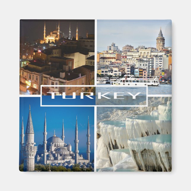 photo montage image from Turkey - Turkey Magnet (Front)
