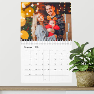 Photo Mosaic Mix Collage Family 2025 Calendar