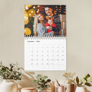 Photo Mosaic Mix Collage Family 2026 Calendar