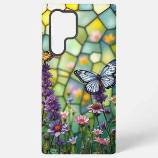Photo Mossaic of a Butterfly and Garden Samsung Galaxy Case