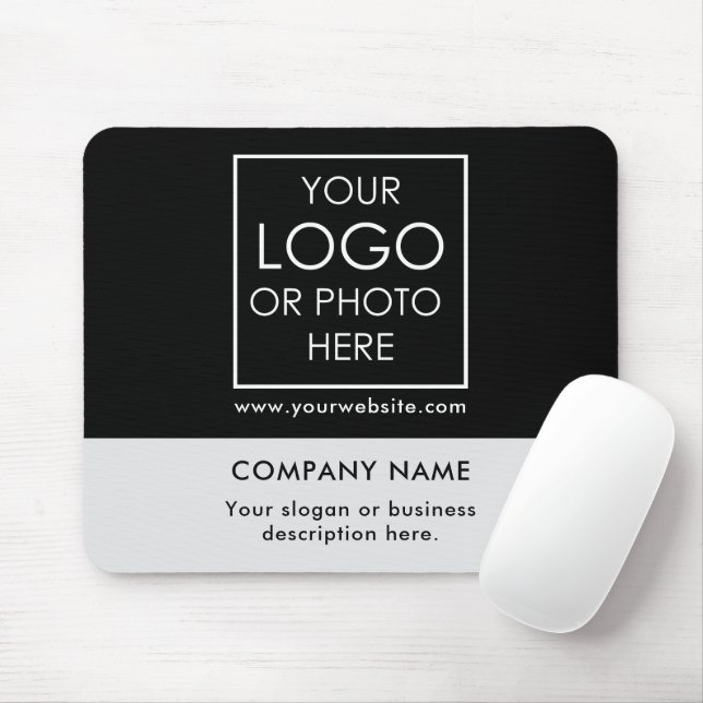 Photo Mouse Pad Template Professional Modern (With Mouse)