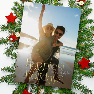 photo & Multi collage back calligraphy HAPPIEST