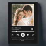 Photo Music Player Personalised Black Plaque<br><div class="desc">Turn up the memories with our Personalised Photo Music Player Plaque! A unique way to showcase your favourite tunes and treasured moments in style.</div>