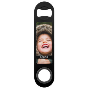 Photo & Name 2 Photo Bottle Opener