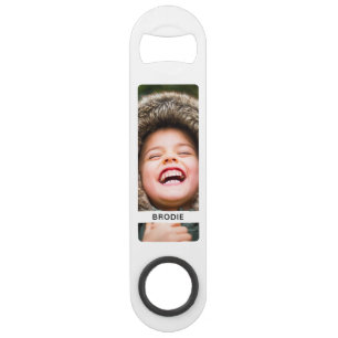 Photo & Name 2 Photo Bottle Opener