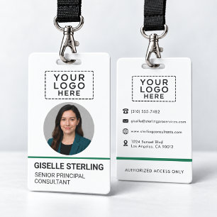 Photo Name Company Badge Tag ID Logo