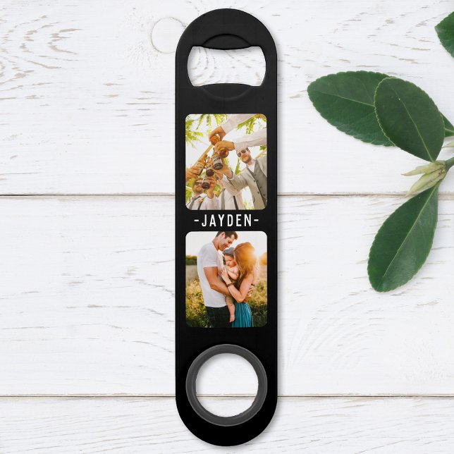 Photo & Name Double Sided Bottle Opener (Creator Uploaded)