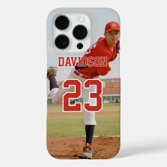 Photo Name Jersey Number Custom Case-Mate iPhone Case (Back)