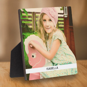 Photo & Name Plaque With Stand Template