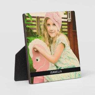 Photo & Name Plaque With Stand Template