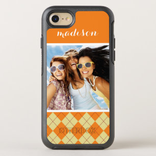 Photo & Name Sweater Background OtterBox Symmetry iPhone 8/7 Case