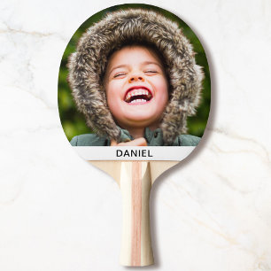 Photo & Name Template Table Tennis Bat Paddle
