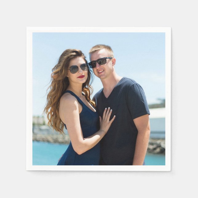 PHOTO NAPKINS FOR WEDDING RECEPTION (Front)