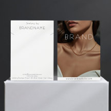 Photo necklace Jewellery Display Card
