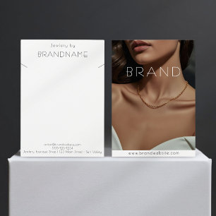 Photo necklace Jewellery Display Card