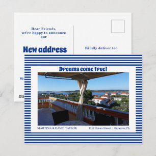 Photo New Home Address Announcement  Postcard