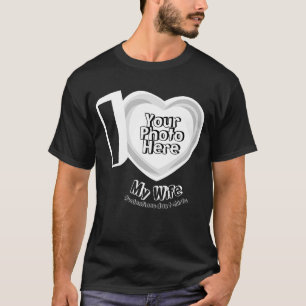  Photo Newly Weds I love My Wife for husband T-Shirt