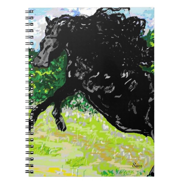 Photo Note Book Black Stallion (Front)