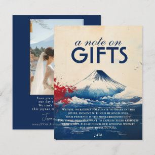 Photo Note on GIFTS Japonesque Harmony with Fuji Enclosure Card