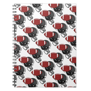 Photo Notebook/Football and Helmet Spiral Notebook
