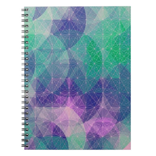 Photo Notebook/Geometrical Spiral Notebook (Front)