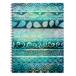 Photo Notebook/Indie Pattern Spiral Notebook