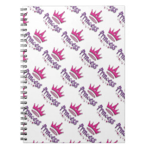 Photo Notebook/Princess with Crown Spiral Notebook