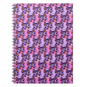 Photo Notebook/Skulls and Flowers Notebook