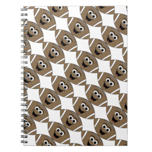 Photo Notebook/Smiling Football Spiral Notebook