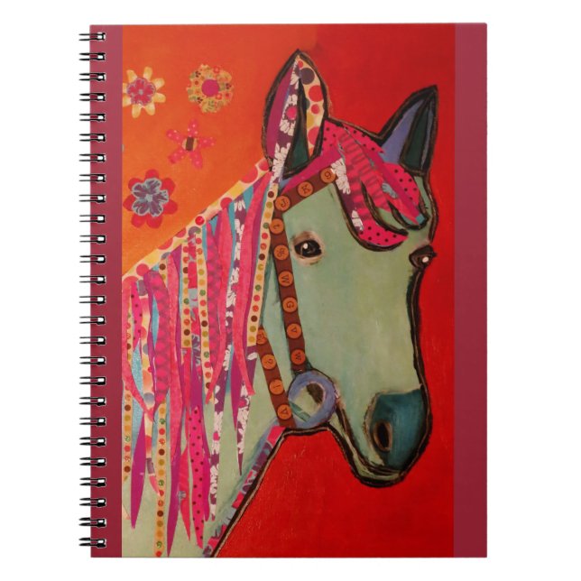 Photo Notebook with Cool Horse (Front)