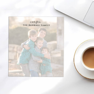 Photo Notepad, Full Photo   Faded Notepad