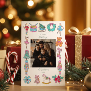 Photo Nutcracker Ballet Christmas Holiday Card