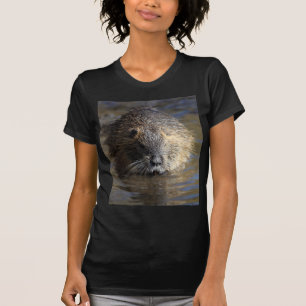 Photo of a coypu (Myocastor coypus) in water. T-Shirt