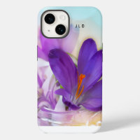 Photo of a Pretty Purple Spring Crocus