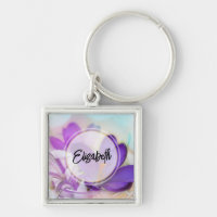 Photo of a Pretty Purple Spring Crocus