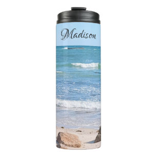 Photo of Atlantic Ocean Custom Name Thermal Tumbler