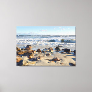 Photo of Atlantic Ocean Waves  Canvas Print