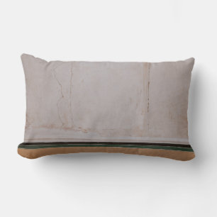 Photo of brown concrete pavement lumbar cushion