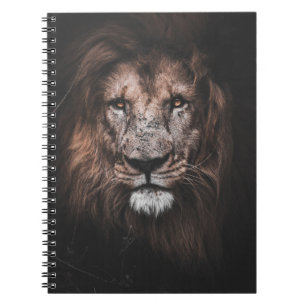PHOTO OF BROWN LION NOTEBOOK