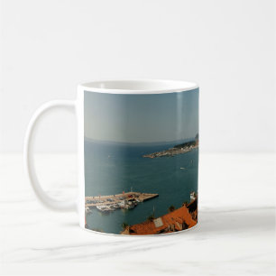 PHOTO OF BROWN ROOF HOUSES COFFEE MUG